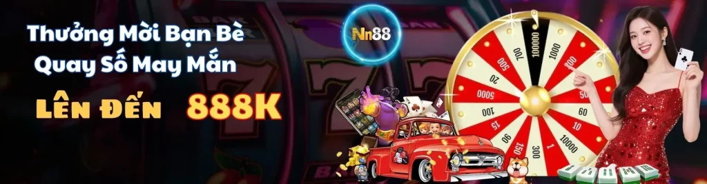 Nhận thưởng may mắn trên trang NN88